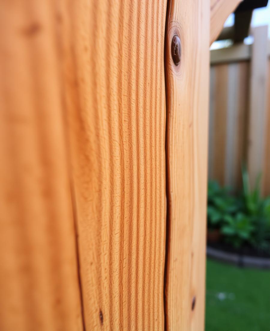 Close-up of oak timber grain